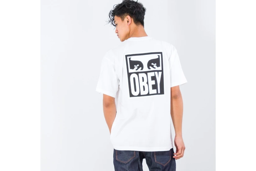 Obey Eyes Icon 2 Ανδρικό Κοντομάνικο T-Shirt Λευκό