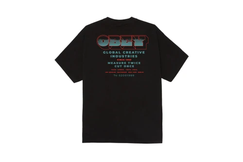 Obey Measure Twice T-Shirt Ανδρικό (165264146 BLACK)