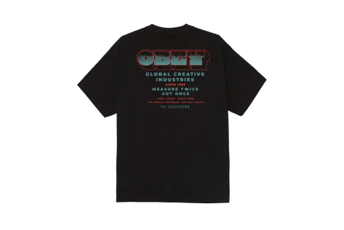 Obey Measure Twice T-Shirt Ανδρικό (165264146 BLACK)