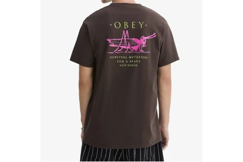 Obey Mutant Grasshopper Classic T-Shirt Ανδρικό (165264235 JAVA BROWN)