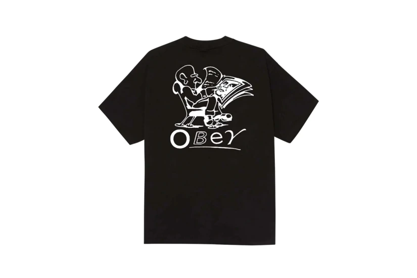 Obey Reader Classic Ανδρικό Κοντομάνικο T-Shirt Μαύρο