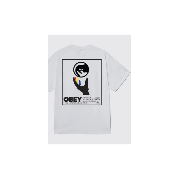 Obey Global Systems Classic T-Shirt Ανδρικό (165264303 WHITE)