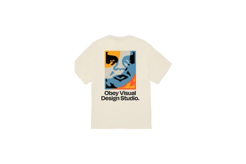 Obey Visual Design Studio Classic T-Shirt Ανδρικό (165264305 CREAM)