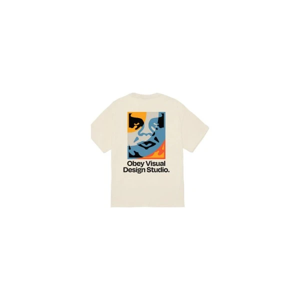 Obey Visual Design Studio Classic T-Shirt Ανδρικό (165264305 CREAM)
