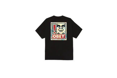 Obey Exclamation Classic T-Shirt Ανδρικό (165264328 BLACK)