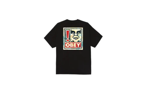 Obey Exclamation Classic T-Shirt Ανδρικό (165264328 BLACK)