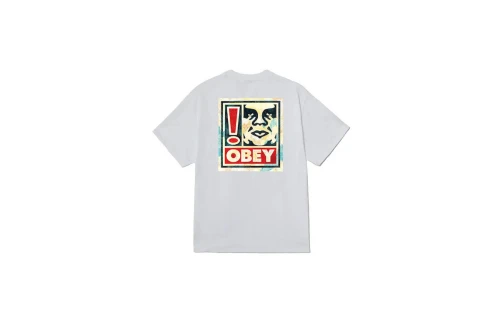 Obey Exclamation Classic T-Shirt Ανδρικό (165264328 WHITE)