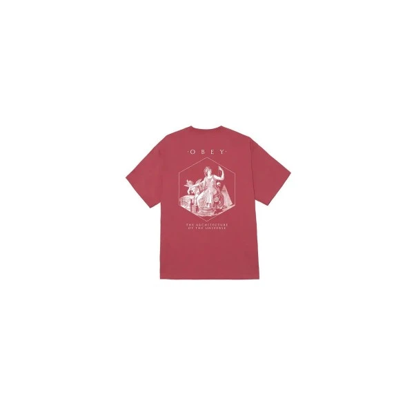 Obey Architecture Of The Uni Classic T-Shirt Ανδρικό (165264332 MINERAL RED)