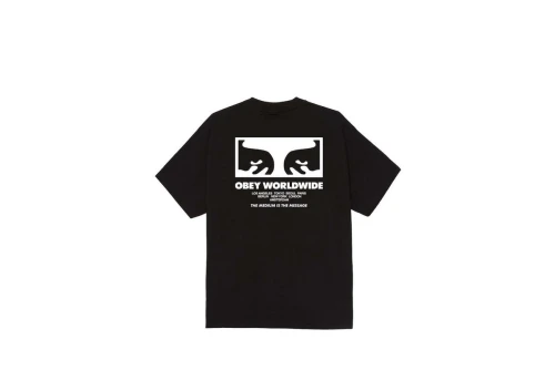 Obey The Medium Is The Message Classic T-Shirt Ανδρικό (165264333 BLACK)