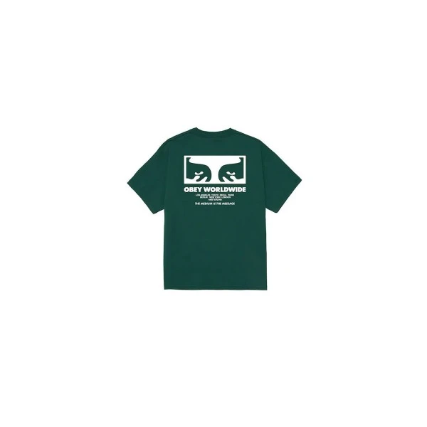 Obey The Medium Is The Message Classic T-Shirt Ανδρικό (165264333 RAINFOREST)