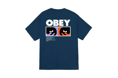 Obey Always Watching Classic T-Shirt Ανδρικό (165264344 HARBOR BLUE)