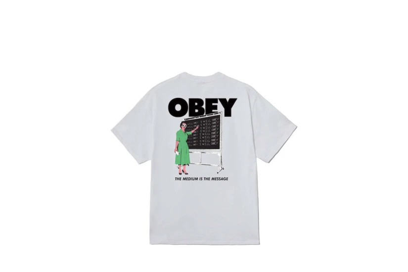 Obey I Will Classic Ανδρικό Κοντομάνικο T-Shirt Λευκό, Μαύρο, Πράσινο, Μπεζ