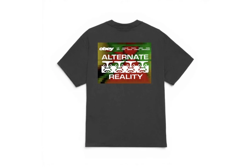 Obey Alternate Reality Classic Ανδρικό Κοντομάνικο T-Shirt Μαύρο