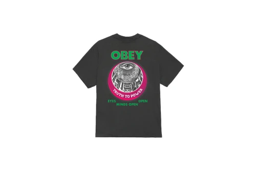 Obey Truth To Power Classic T-Shirt Ανδρικό (165264388 VINTAGE BLACK)