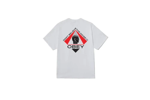 Obey Icon Pyramid Classic T-Shirt Ανδρικό (165264393 WHITE)