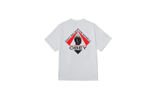 Obey Icon Pyramid Classic T-Shirt Ανδρικό (165264393 WHITE)
