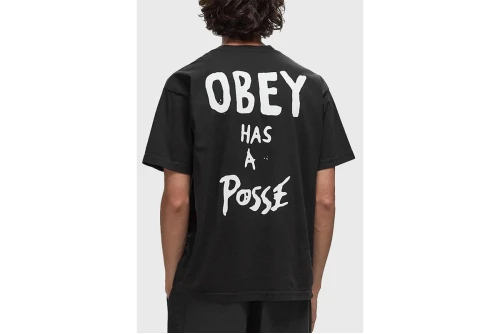 Obey Has A Posse Pigment T-Shirt Ανδρικό (167923915 PIGMENT DUSTY BLACK)