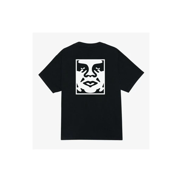 Obey Bold Icon Face Pigment T-Shirt Ανδρικό (167924099 PIGMENT DUSTY BLACK)