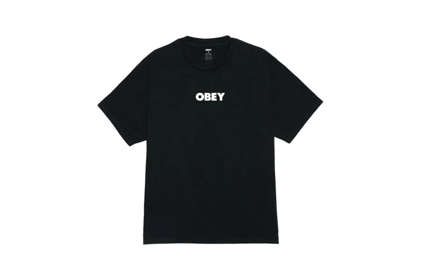 Obey Bold Ανδρικό Κοντομάνικο T-Shirt Μαύρο