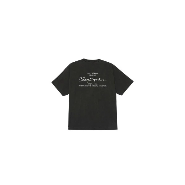 Obey Institute Pigment T-Shirt Ανδρικό (167924325 PIGMENT DUSTY BLACK)