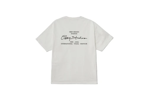 Obey Institute Pigment T-Shirt Ανδρικό (167924325 PIGMENT VINTAGE WHIT)