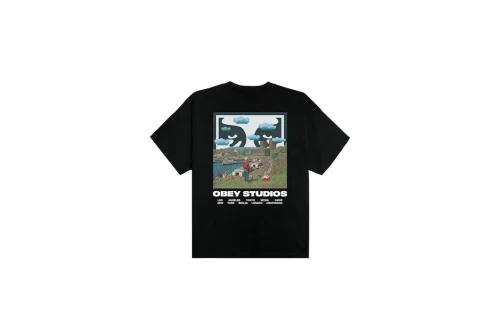 Obey Sky Face Heavyweight T-Shirt Ανδρικό (168024320 BLACK)