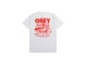 Obey Time To Call Heavyweight Ανδρικό Κοντομάνικο T-Shirt Λευκό, Κόκκινο
