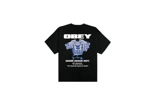Obey Sound Design Dept Heavyweight T-Shirt Ανδρικό (168024358 BLACK)