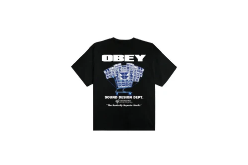 Obey Sound Design Dept Heavyweight T-Shirt Ανδρικό (168024358 BLACK)