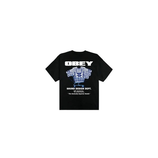 Obey Sound Design Dept Heavyweight T-Shirt Ανδρικό (168024358 BLACK)