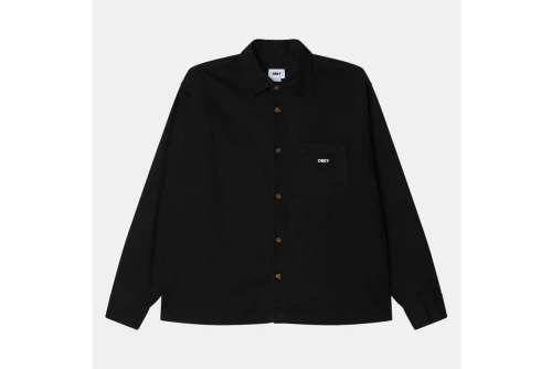 Obey Pablo Denim Πουκάμισο Μακρυμάνικο Ανδρικό (181200412 BLACK FADED WASH)
