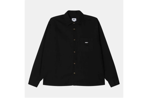 Obey Pablo Denim Πουκάμισο Μακρυμάνικο Ανδρικό (181200412 BLACK FADED WASH)