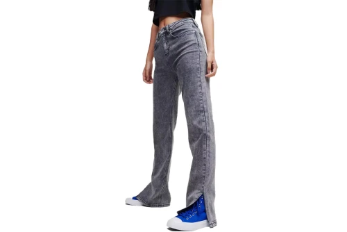 Karl Lagerfeld Hr Straight Denim W-Slit Παντελόνι Τζιν Γυναικείο (231J1114 J123)