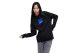 Karl Lagerfeld Regular Logo Sweat Γυναικεία Μακρυμάνικη Μπλούζα Μαύρη