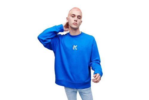 Karl Lagerfeld Relaxed Seamed Sweat Μπλούζα Με Λαιμόκοψη Ανδρική (235D1802 J105)