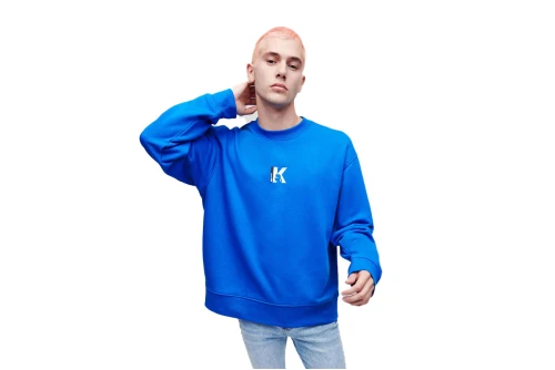 Karl Lagerfeld Relaxed Seamed Sweat Μπλούζα Με Λαιμόκοψη Ανδρική (235D1802 J105)