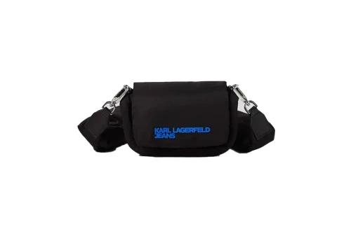 Karl Lagerfeld Padded Nylon Pouchette Τσαντάκι Χιαστί - Ώμου (235J3034 J101)
