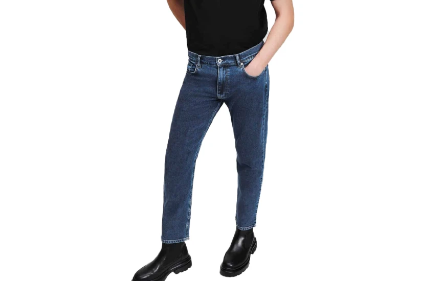 Karl Lagerfeld Straight Denim Ανδρικό Τζιν Παντελόνι Μπλε