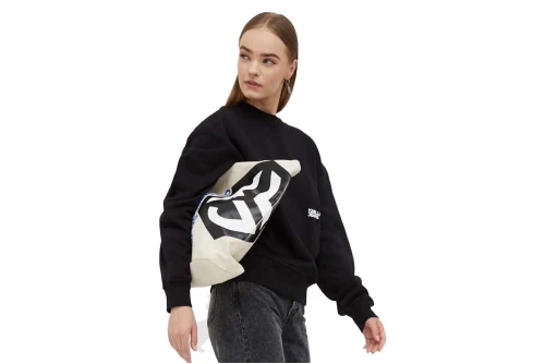 Karl Lagerfeld Sweat Μπλούζα Με Λαιμόκοψη Γυναικεία (236J1850 J101)