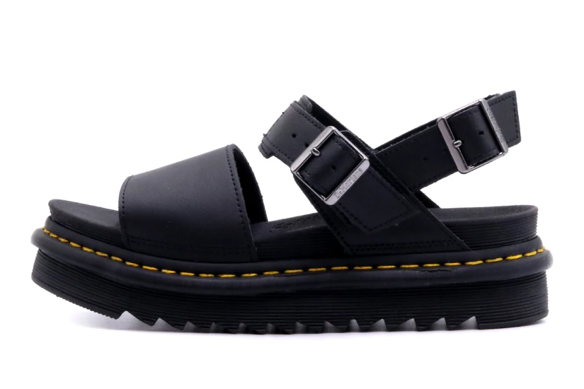 Dr. Martens Voss Γυναικεία Σανδάλια Μαύρα