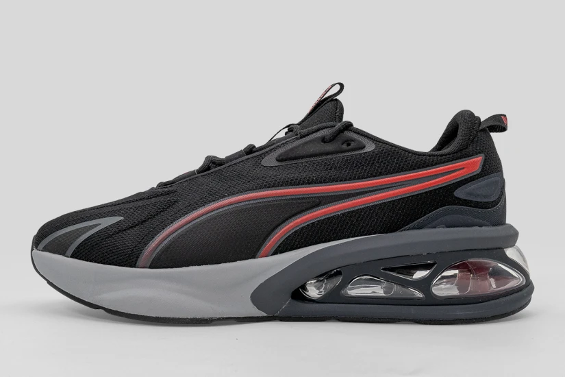 Puma Solar Ανδρικά Sneakers Μαύρα, Κόκκινα