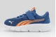 Puma Flexfocus Modern Βρεφικά Sneakers Μπλε Σκούρο, Πορτοκαλί, Λευκά
