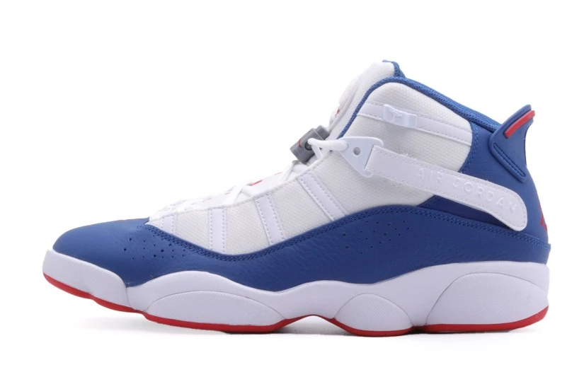 Jordan 6 Rings Ανδρικά Sneakers Λευκά, Μπλε, Κόκκινα