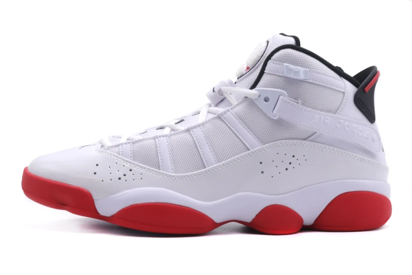 Jordan 6 Rings Ανδρικά Sneakers Λευκά, Κόκκινα, Μαύρα