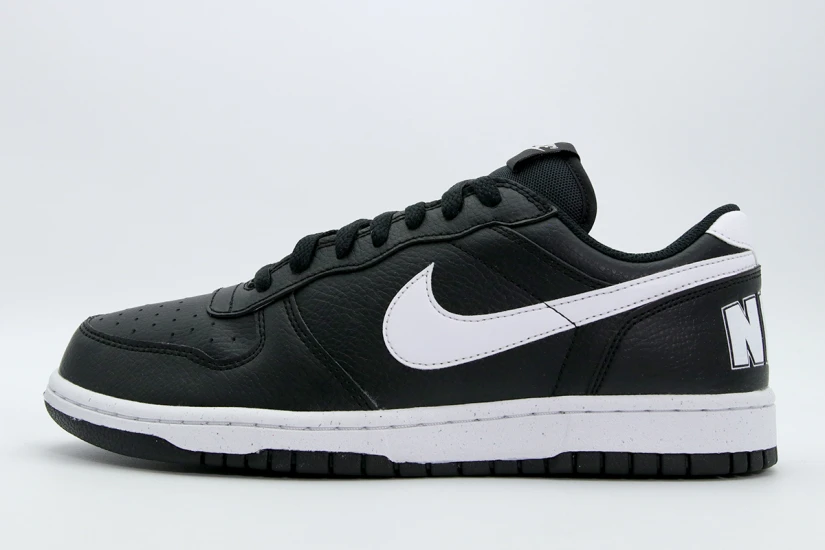 Nike Big Low Ανδρικά Sneakers Μαύρα, Λευκά