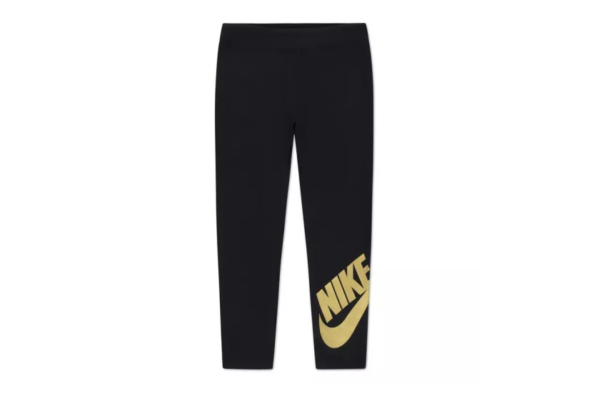 Nike Παιδικό Μακρύ Κολάν Μαύρο, Χρυσό