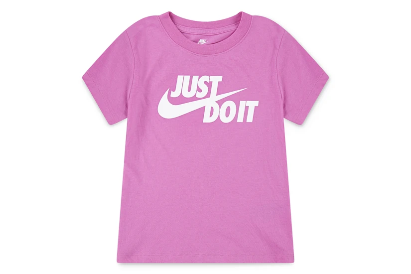Nike Just Do It Βρεφικό - Παιδικό Κοντομάνικο T-Shirt Ροζ