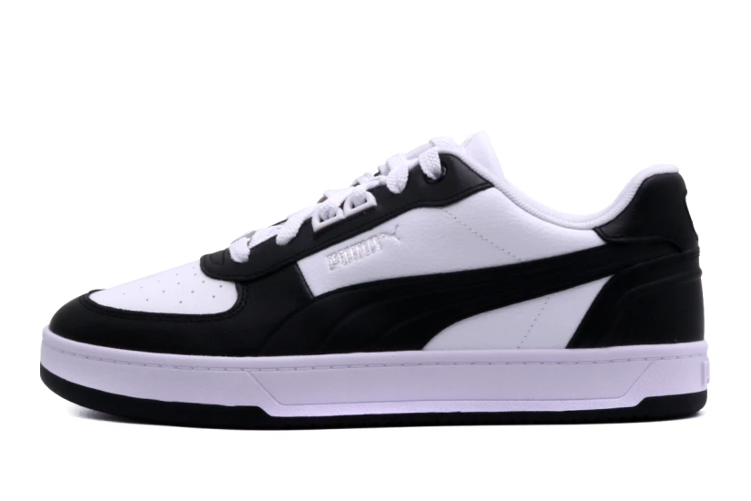 Puma Caven 2.0 Lux Ανδρικά Sneakers Μαύρα, Λευκά