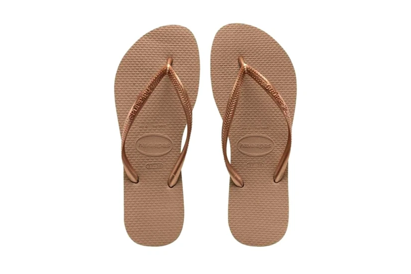 Havaianas Slim Σαγιονάρες Μπρονζέ