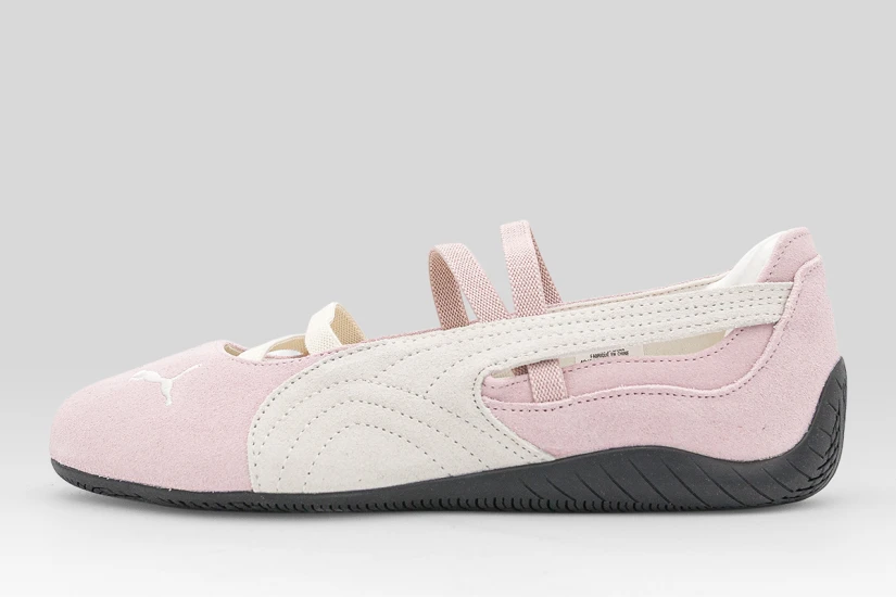 Puma Speedcat Ballet Suede Sneakers Ροζ, Λευκά